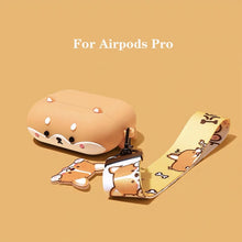 Load image into Gallery viewer, Cute Corgi AirPod Case For AirPods 1/2/3/Pro Case | Silicone Earphone Bluetooth Wireless Protective Cove For AirPods
